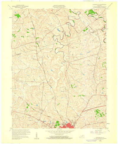 United States Geological Survey Austerlitz, KY (1959, 24000-Scale) digital map