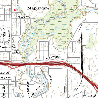 United States Geological Survey Austin East, MN (2022, 24000-Scale) digital map
