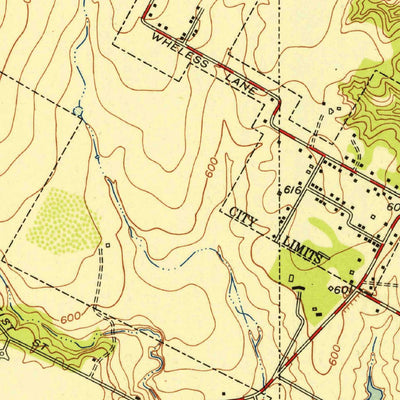 United States Geological Survey Austin East, TX (1954, 24000-Scale) digital map