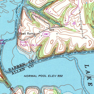 Austin, KY (1965, 24000-Scale) Map by United States Geological Survey ...