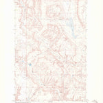 United States Geological Survey Austin Lake, MT (1968, 24000-Scale) digital map