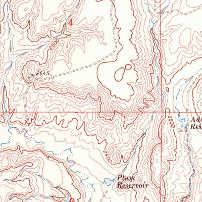 United States Geological Survey Austin Lake, MT (1968, 24000-Scale) digital map