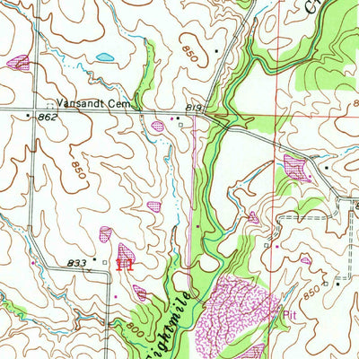 United States Geological Survey Austin, MO (1954, 24000-Scale) digital map