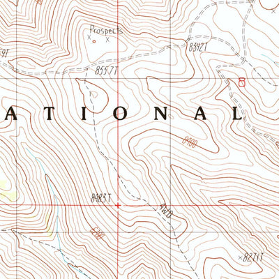 United States Geological Survey Austin, NV (1988, 24000-Scale) digital map