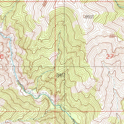 United States Geological Survey Austin, NV (1988, 24000-Scale) digital map
