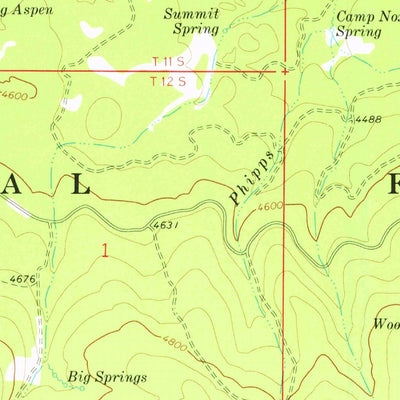 United States Geological Survey Austin, OR (1972, 24000-Scale) digital map
