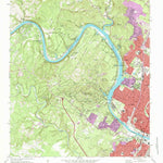 United States Geological Survey Austin West, TX (1966, 24000-Scale) digital map