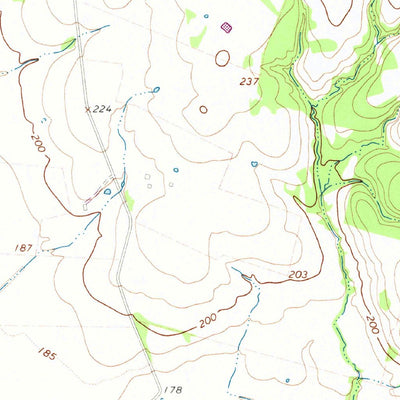 United States Geological Survey Austonio, TX (1964, 24000-Scale) digital map