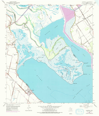 United States Geological Survey Austwell, TX (1952, 24000-Scale) digital map