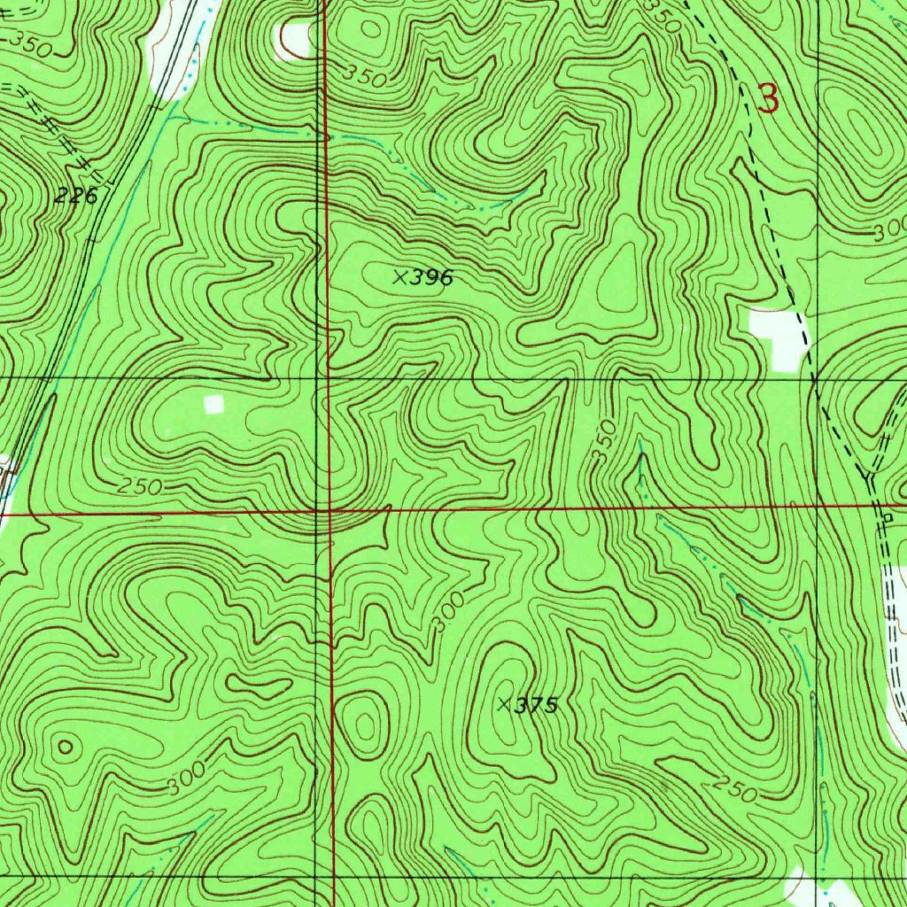 Autaugaville, AL (1982, 24000-Scale) Map by United States Geological ...