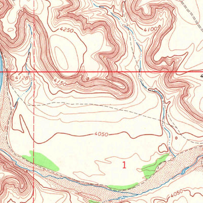 United States Geological Survey Autograph Cliff NW, OK-CO (1968, 24000-Scale) digital map