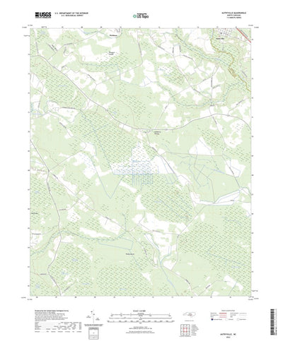 United States Geological Survey Autryville, NC (2022, 24000-Scale) digital map