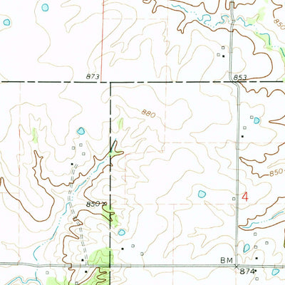 United States Geological Survey Auxvasse, MO (1972, 24000-Scale) digital map