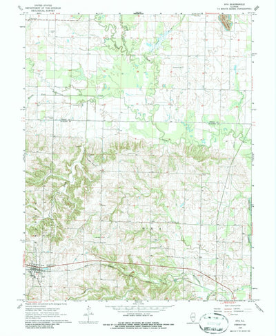 United States Geological Survey Ava, IL (1968, 24000-Scale) digital map