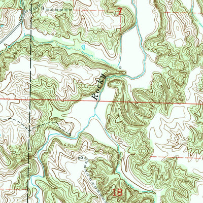 United States Geological Survey Ava, IL (1968, 24000-Scale) digital map