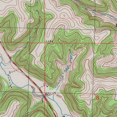 United States Geological Survey Avalanche, WI (1983, 24000-Scale) digital map