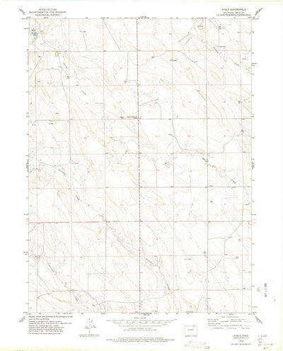 United States Geological Survey Avalo, CO (1978, 24000-Scale) digital map