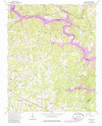 United States Geological Survey Avalon, GA-SC (1963, 24000-Scale) digital map