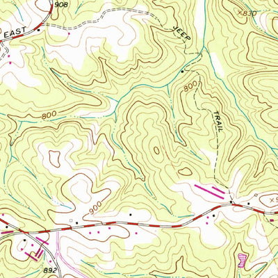 United States Geological Survey Avalon, GA-SC (1963, 24000-Scale) digital map