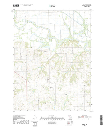 United States Geological Survey Avalon, MO (2021, 24000-Scale) digital map