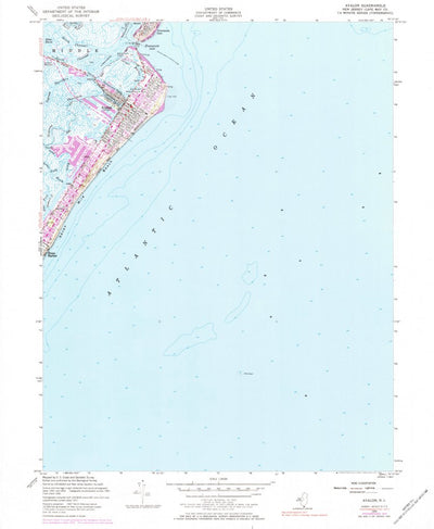 United States Geological Survey Avalon, NJ (1953, 24000-Scale) digital map