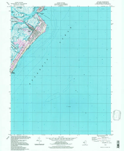 United States Geological Survey Avalon, NJ (1994, 24000-Scale) digital map