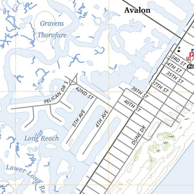 United States Geological Survey Avalon, NJ (2023, 24000-Scale) digital map