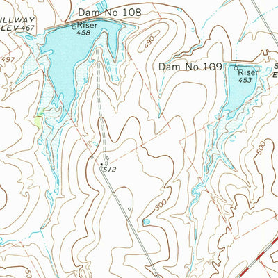 United States Geological Survey Avalon, TX (1965, 24000-Scale) digital map