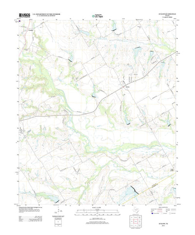 United States Geological Survey Avalon, TX (2012, 24000-Scale) digital map