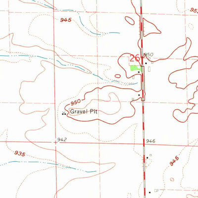 United States Geological Survey Avalon, WI (1961, 24000-Scale) digital map