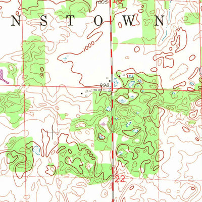 United States Geological Survey Avalon, WI (1961, 24000-Scale) digital map