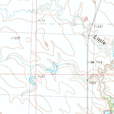 United States Geological Survey Avance SE, SD (1983, 24000-Scale) digital map