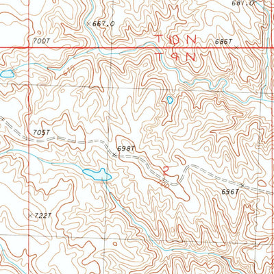 United States Geological Survey Avance SE, SD (1983, 24000-Scale) digital map