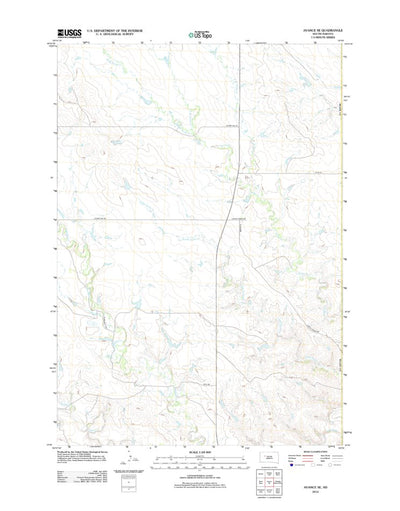 United States Geological Survey Avance SE, SD (2012, 24000-Scale) digital map