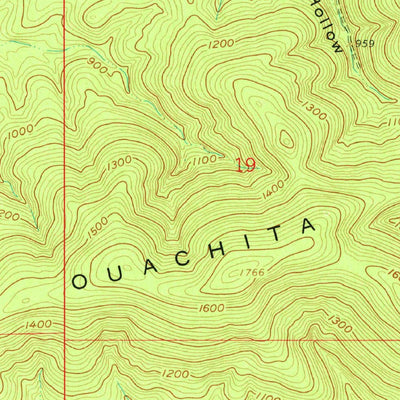 United States Geological Survey Avant, AR (1962, 24000-Scale) digital map