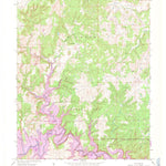 United States Geological Survey Avant NW, OK (1966, 24000-Scale) digital map