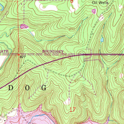 United States Geological Survey Avant NW, OK (1966, 24000-Scale) digital map