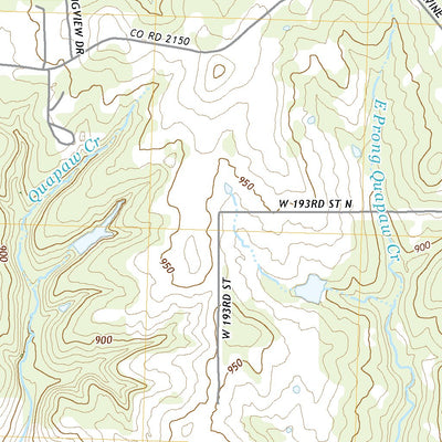 United States Geological Survey Avant, OK (2022, 24000-Scale) digital map