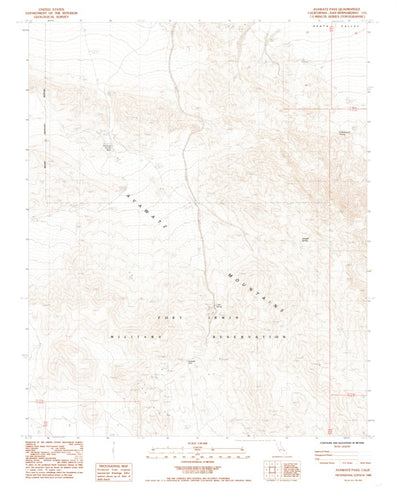 United States Geological Survey Avawatz Pass, CA (1985, 24000-Scale) digital map