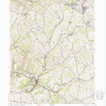 United States Geological Survey Avella, PA (1954, 24000-Scale) digital map