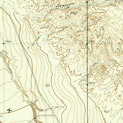 United States Geological Survey Avenal, CA (1934, 31680-Scale) digital map