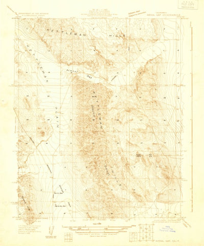 United States Geological Survey Avenal Gap, CA (1930, 31680-Scale) digital map