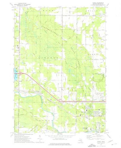 United States Geological Survey Averill, MI (1973, 24000-Scale) digital map