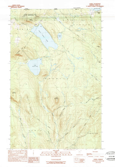 United States Geological Survey Averill, VT (1989, 24000-Scale) digital map