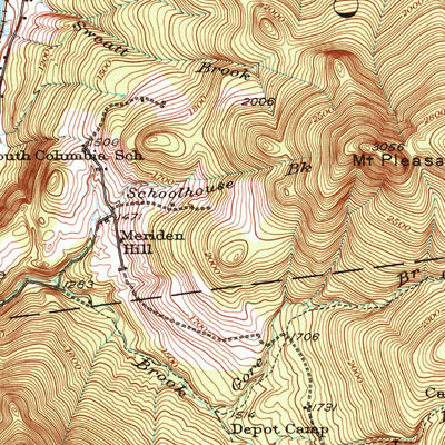 United States Geological Survey Averill, VT-NH (1953, 62500-Scale) digital map