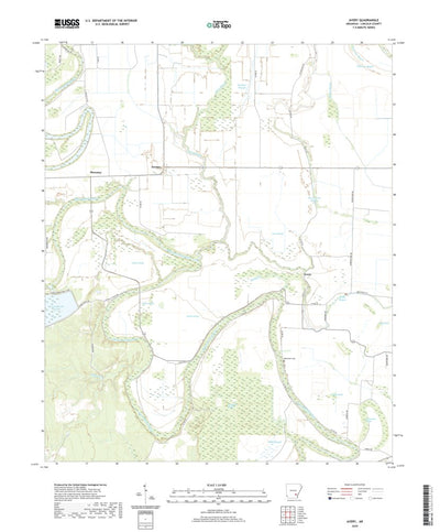 United States Geological Survey Avery, AR (2020, 24000-Scale) digital map
