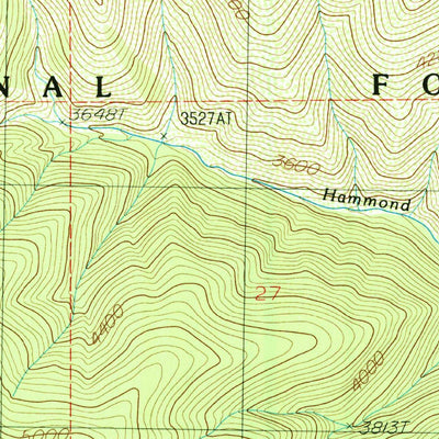 United States Geological Survey Avery, ID (1988, 24000-Scale) digital map