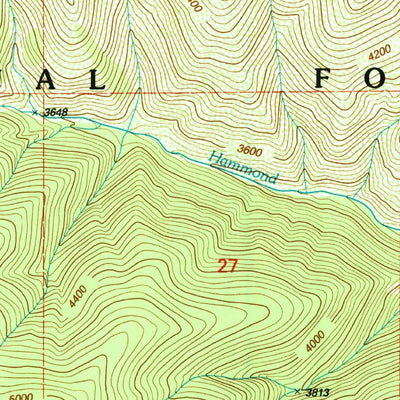 United States Geological Survey Avery, ID (1995, 24000-Scale) digital map