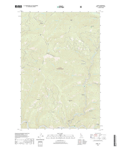United States Geological Survey Avery, ID (2020, 24000-Scale) digital map