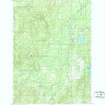 United States Geological Survey Avery, MI (1986, 24000-Scale) digital map